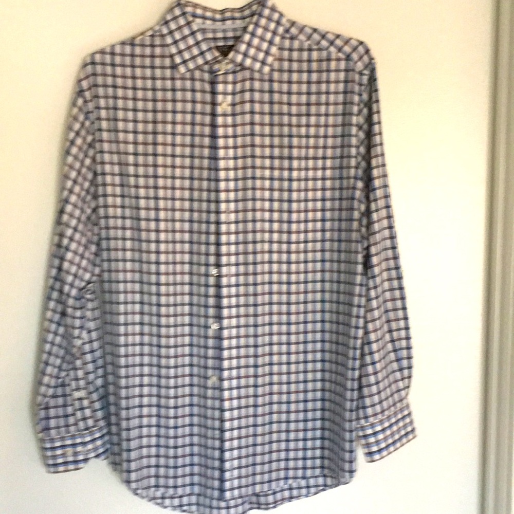 JoS A Bank Plaid Shirt